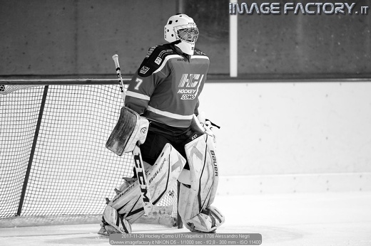 2017-11-29 Hockey Como U17-Valpellice 1706 Alessandro Negri